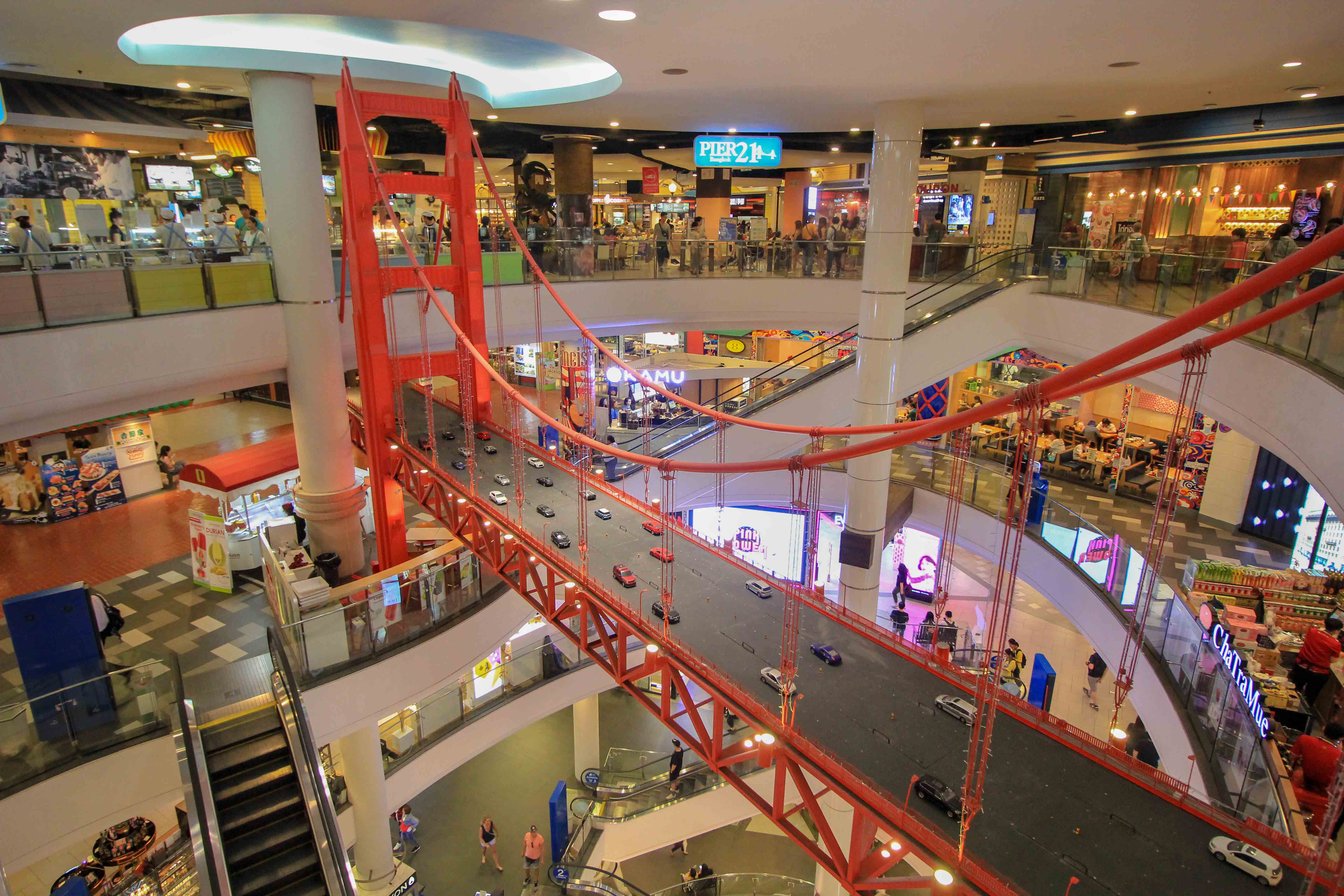 Icon Siam Plaza Shopping Mall In The Modern Building In Structure Of Conceptual Architecture Interior Design Decoration In Editorial Image Image Of Hall Consumerism 134223850