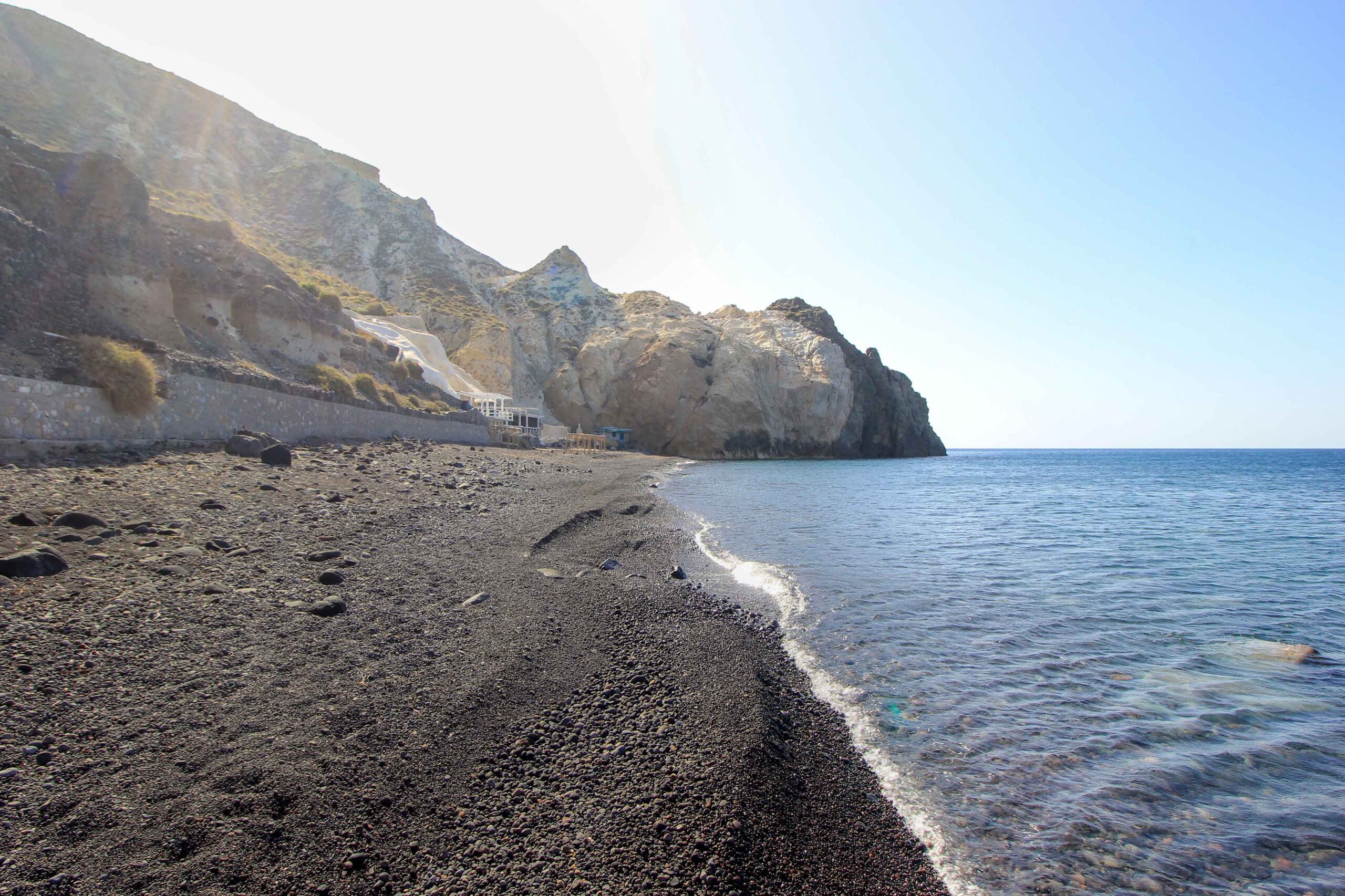 santorini greece black sand beaches