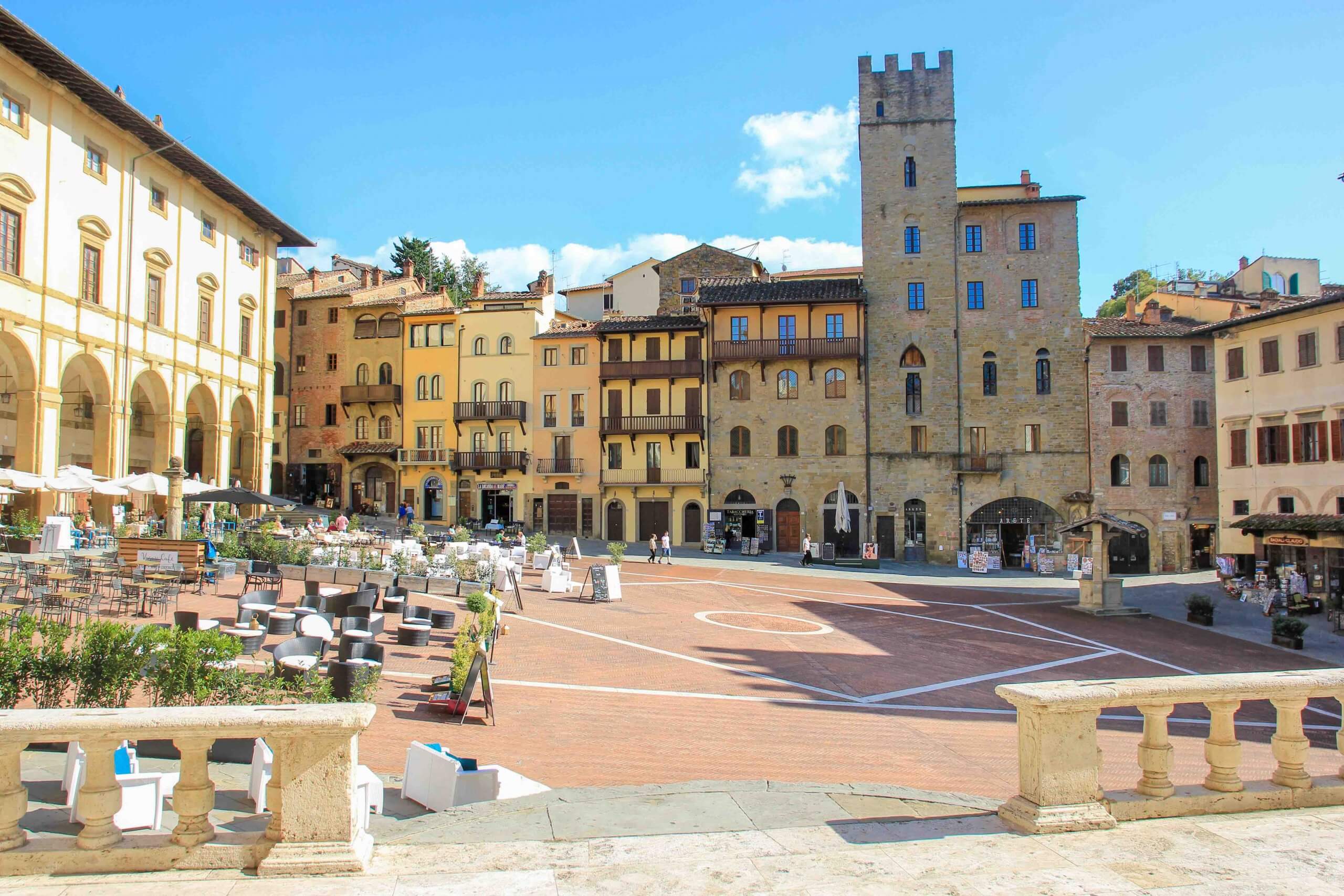 Arezzo Italie la ville m di vale magique PlacesofJuma