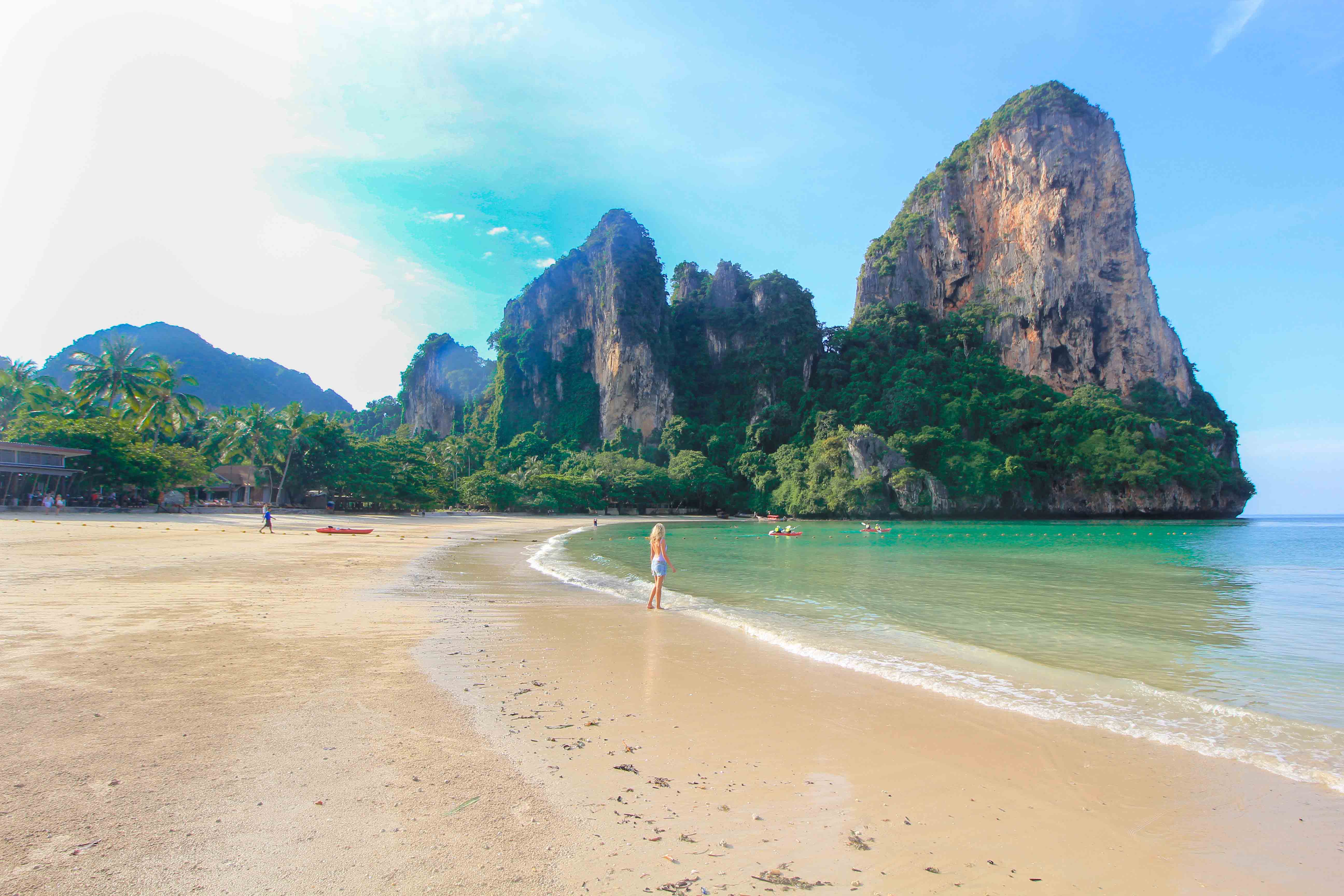 Railay Beach West, Thailand - Beach Guide, Info, Photos - BeachAtlas