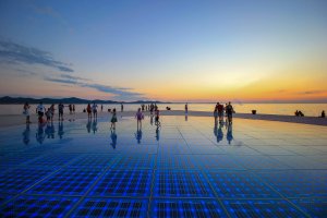 Gruß an die Sonne, Sehenswürdigkeit, Zadar, Kroatien