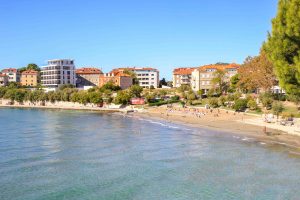 Sandstrand Bacvice Beach, Split, Kroatien