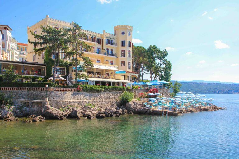 Strand Skrbici, Hotel Miramar, Opatija