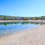 Beach Camping Omisalj, Pusca Bay, Krk Island, Croatia