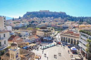 Monastiraki Platz, Athen, Griechenland