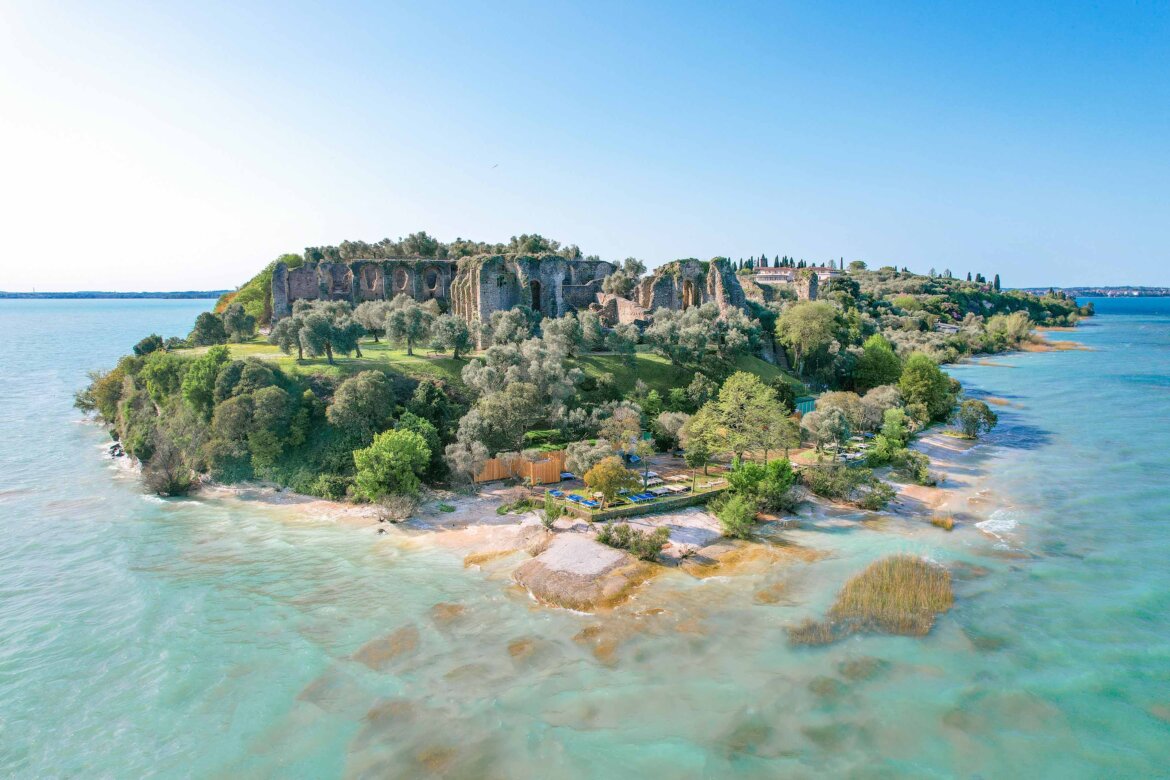 Jamaica Beach, Sirmione, Gardasee, Italien